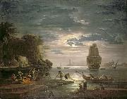 Claude-joseph Vernet Claude Joseph - The Night oil painting on canvas